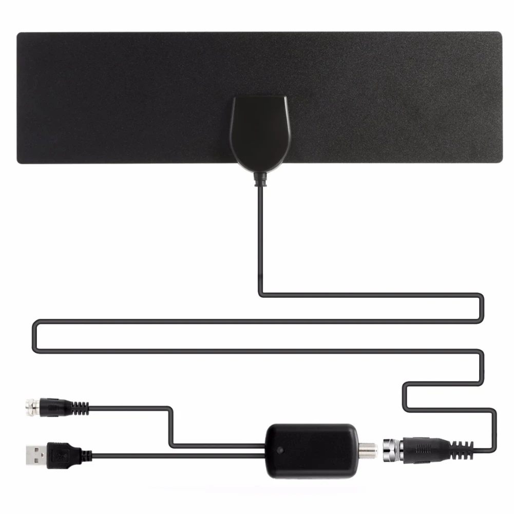Digital TV Antenna Long Range Multi-directional Amplifier 4K 80 Miles Signal Booster HDTV 1080 Indoor Europe | Электроника
