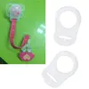 12pcs Transparent Silicone Button Ring Dummy Pacifier Holder Clip Adapter for Baby MAM Soother ► Photo 3/6