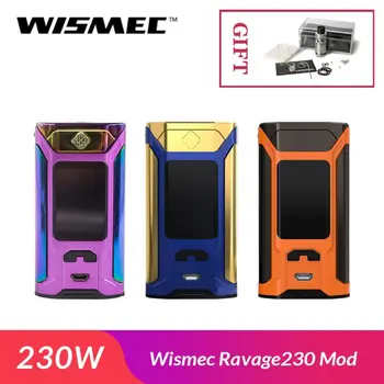 

Gift Cylin RTA Tank Original Wismec SINUOUS RAVAGE230 TC Box Mod 200W mod VW/TC-Ni/TC-Ti/TC-SS/TCR mode
