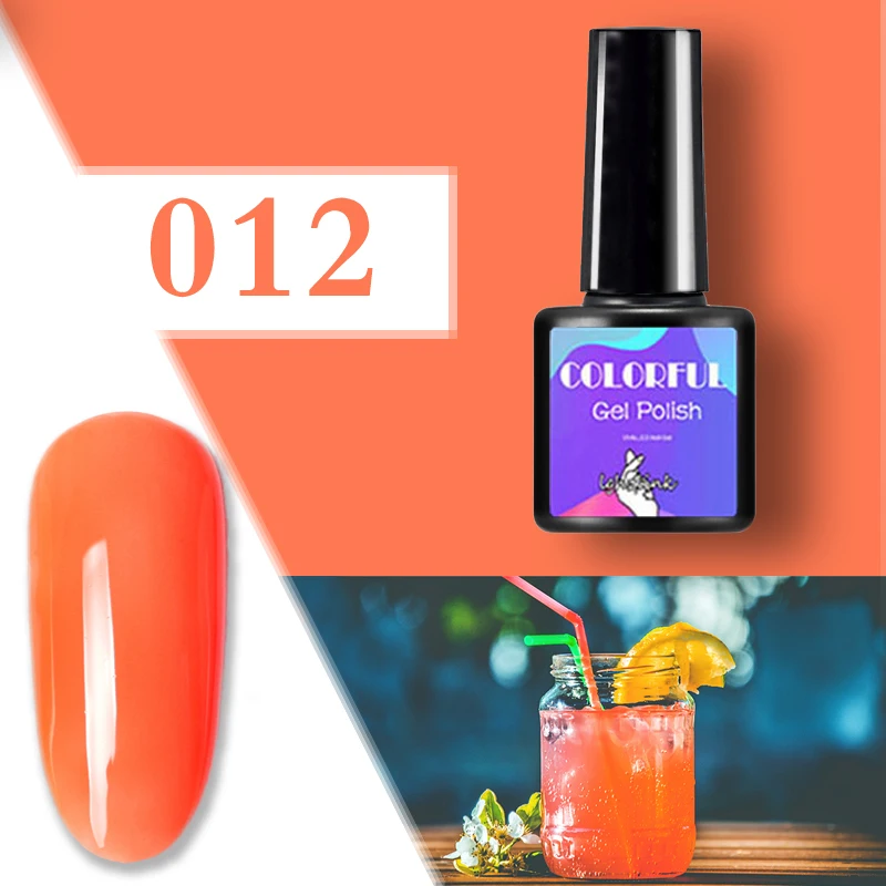 012 Lghzlink 7,5 мл Гель-лак для ногтей Vernis/УФ полуперманентный светодиодный гель для наращивания ногтей голографический Гель-лак для ногтей Gellack Nails Art - Цвет: 012