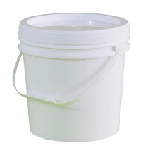 Утолщенное белое 15 литровое пластиковое ведро с крышкой и ручкой домашний сад контейнер для хранения воды промышленные Барабаны 5 шт./лот