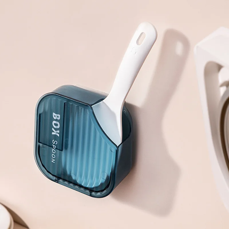 Household Rice Cooker Rice Scoop Holder Storage Rack Kitchen Storage