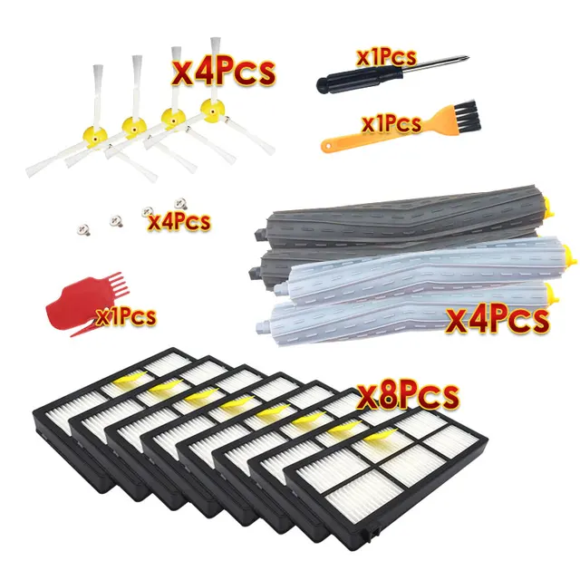 Per irobot roomba accessori 860 865 866 870 871 980 960 966 981 pezzi di  ricambio aspirapolvere spazzola cyclone i robot filtro hepa|Vacuum Cleaner  Parts| - AliExpress