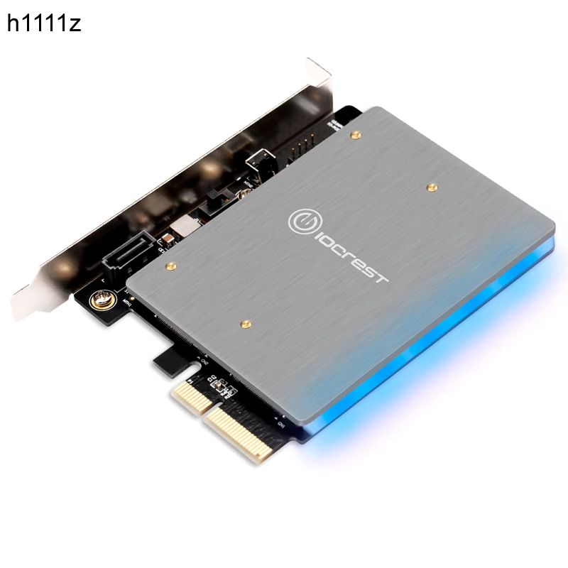

Add On Cards PCIE to M2 Adapter SSD M2 M.2 Adapter NVME M.2 SSD PCIE Adapter M2 PCI Express x4 Card 12V RGB LED B Key M Key Port
