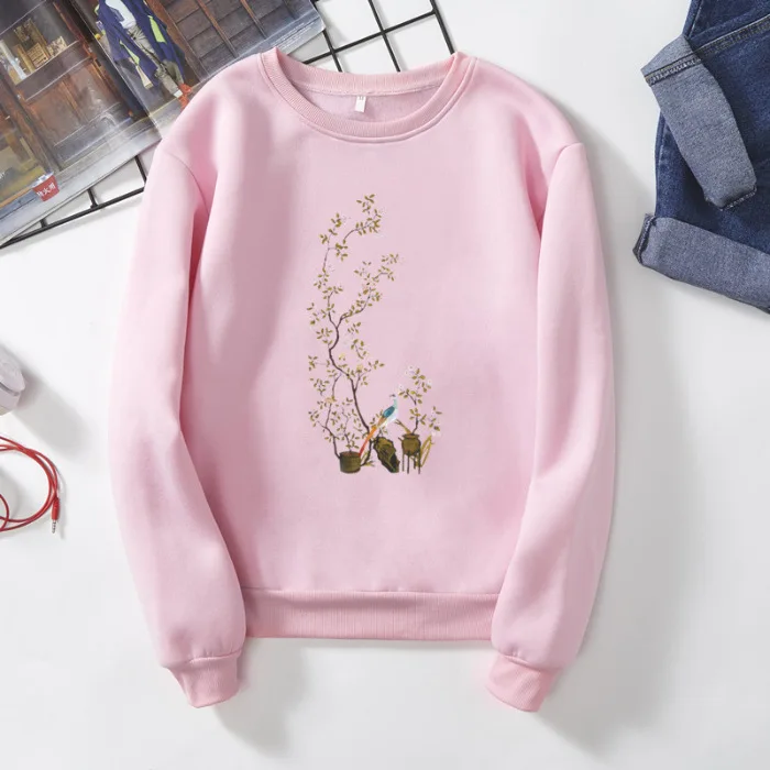 6 Fashion Women Clothing spring autumn winter shirt flower loose long sleeve shirt women harajuku couple clothes S-XXXL - Цвет: 6