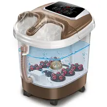 Пузырьковая бочка для ног, электрический массаж, Отопление, постоянная температура, ванна для ног, для дома, для здоровья, автоматическое лечение ног, Дальняя инфракрасная стопа