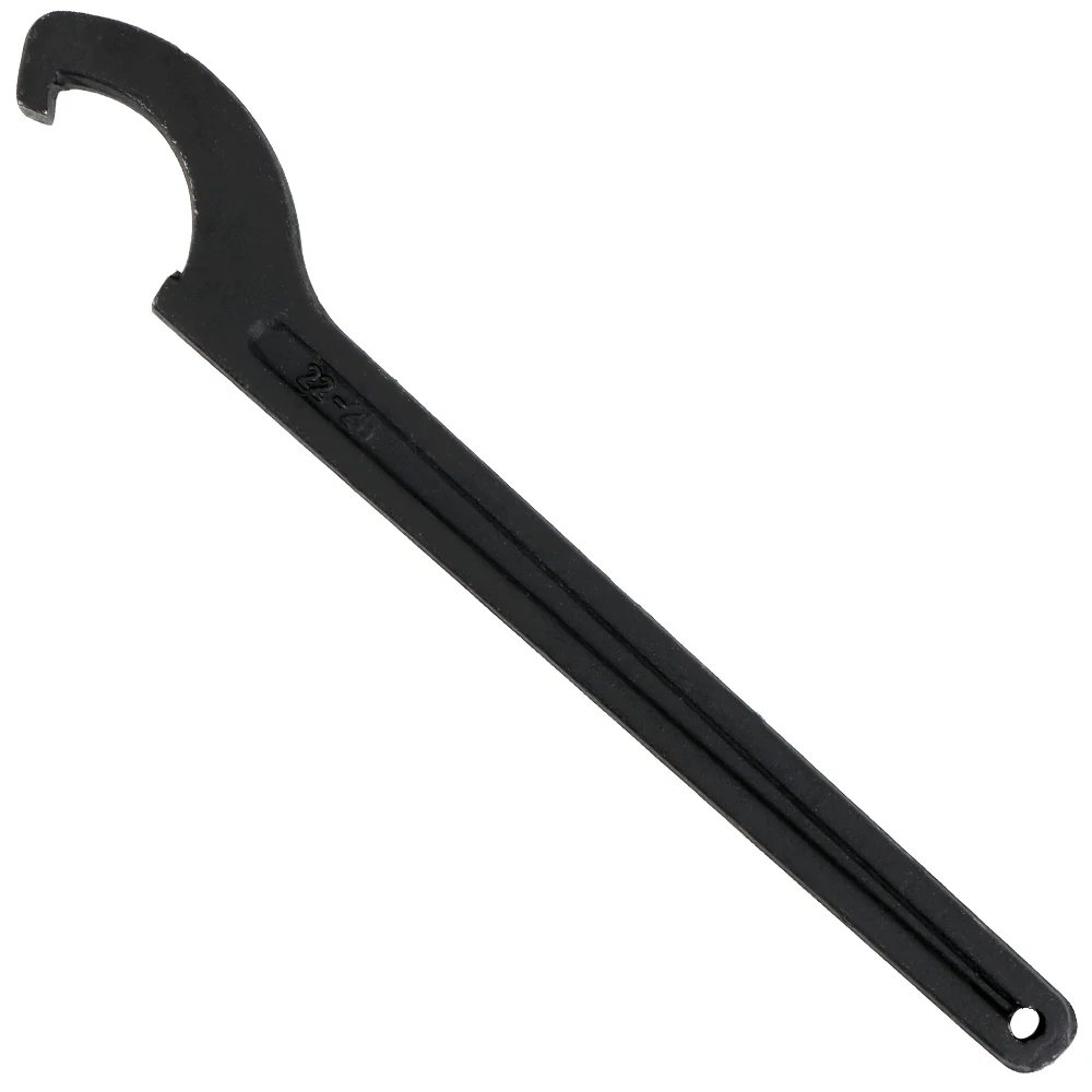 NICEYARD 22-26mm Adjust Motorcycle Bike Absorber Shock Wrench Stainless Steel Crescent Hook Head Round Nut Spanner Hand Tool