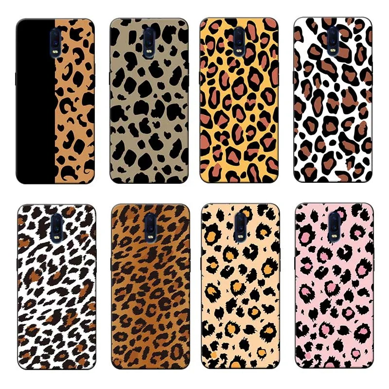 

For oneplus one plus 7 pro 7 6 6t 5t Clear Soft Silicone Phone Case Leopard Print