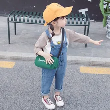 Весенние новые стильные детские штаны детские ковбойские подтяжки на весну и осень весенние брюки для малышей