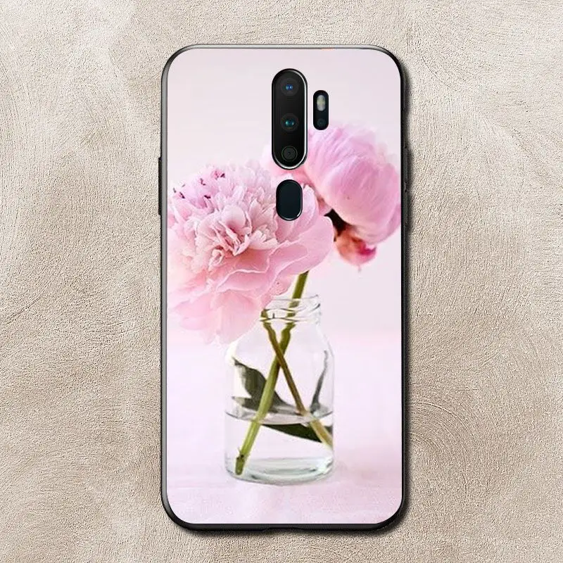 Elegant Pink Purple Peony On the Vase