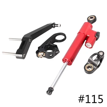 

CNC Steering Damper Stabilizer w/ Bracket Set Saftety Control Anodized High Quality For Honda CBR954RR 2002-2003