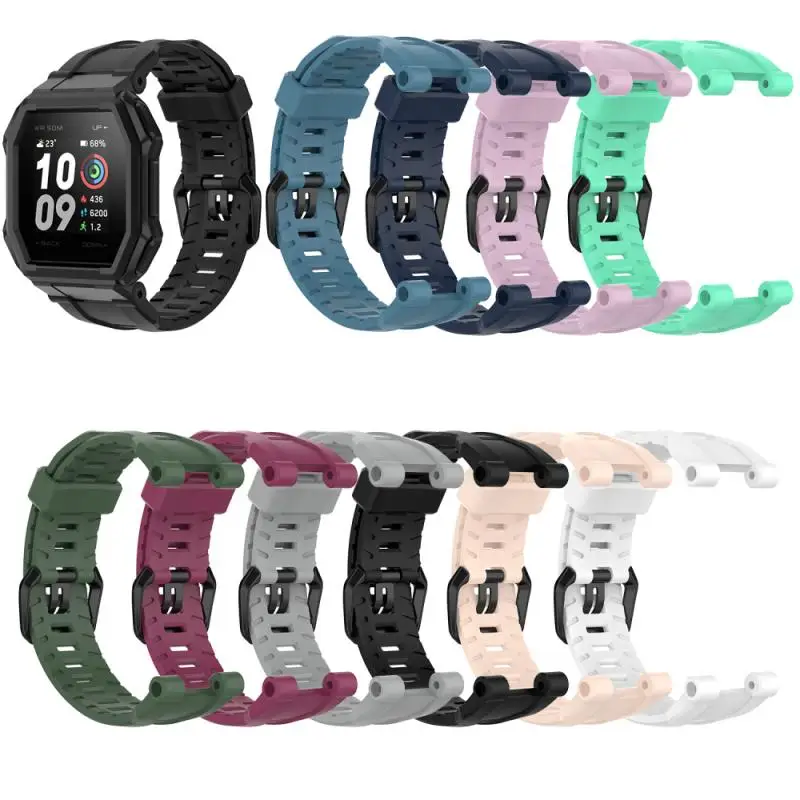 For Amazfit Ares Smart Watch Silicone Strap A1908 Bracelet Special Soft Rubber Wristband Huami Neo | Электроника