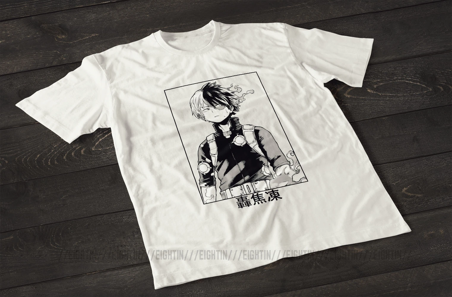 Todoroki Shoto My Hero Academy футболки из очищенного хлопка классические мужские футболки большого размера Футболки с коротким рукавом Популярные Мультяшные
