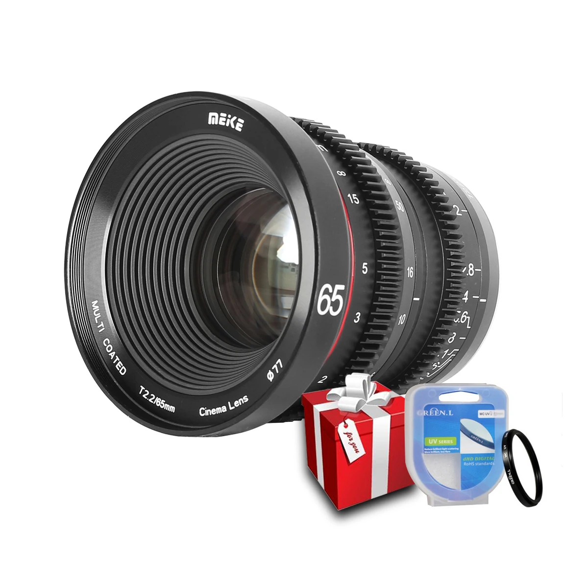US $399.99 Meike 65MM T22 Large Aperture Manual Focus Cine Lens For Micro Four Thirds Mount MFT M43 Olympus Panasonic Lumix Camera
