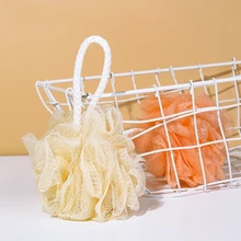 1 Piece Soft Shower Mesh Foaming Sponge Body Scrub Exfoliating Back Brush Skin Cleaner Bath Bubble Ball Skin Care Bathing Tools
