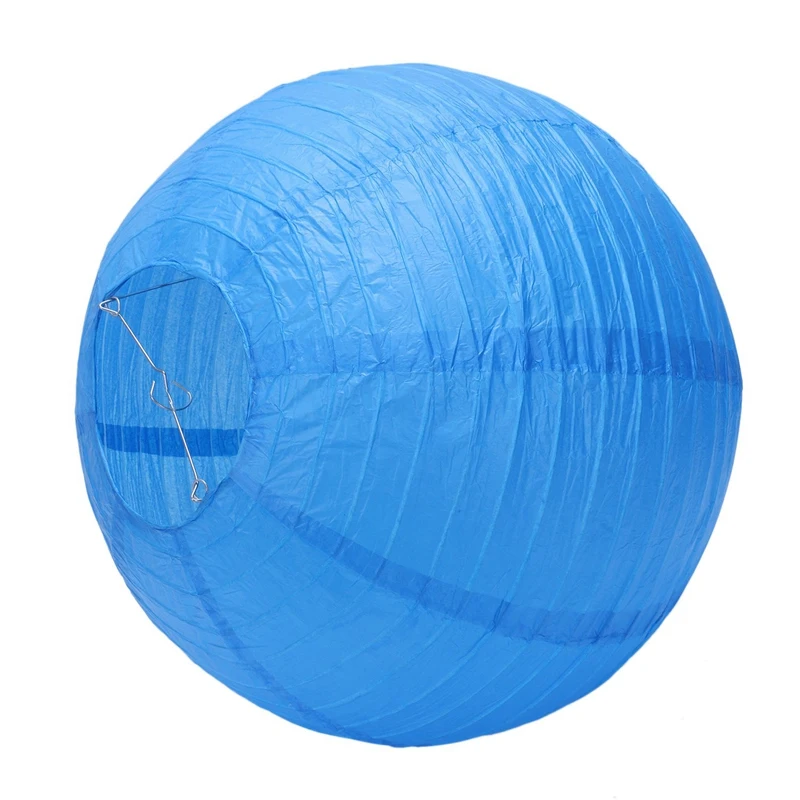 1 x Chinese Japanese Paper Lantern Lampshade for Party Wedding, 40cm(16") Navy Blue
