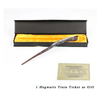 

32cm Christmas Gift Bellatrix Magic Wand with Ribbon Gift Box Packing 1pcs ticket as gift