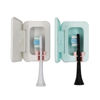 

UV Toothbrush Sterilizer LED USB Rechargeable Disinfection Toothpaste Holder Wall-mounted UV Toothbrush Sterilizer