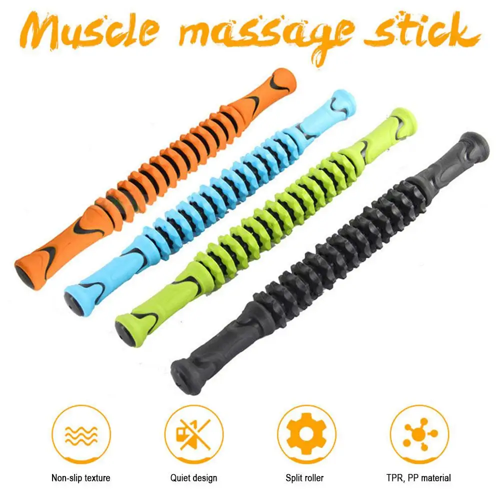 

Yoga Massage Stick Body Muscle Roller Tool Trigger Portable Fitness Yoga Leg Arm Pilates Muscle Physical Therapy Relieve New