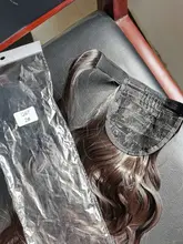 MERISI-coleta larga ondulada de Hollywood para mujer, cola de caballo sintética, coleta ondulada, coleta para mujer