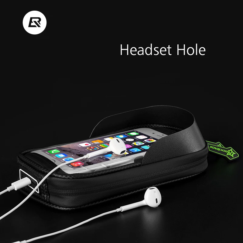 Excellent ROCKBROS 7 Style Bike Bags Bicycle Front Tube Bag Touch Screen waterproof For 5.8 to 6.3 inch Phone MTB Road Cycling Accessories 1