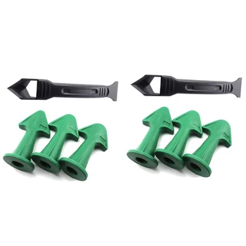 

Professional Caulking Tool Caulking Tool Kit, Caulking Nozzle and Scraper Set Caulking Caulking Sealant Finishing Agent
