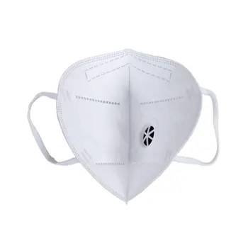 

KN95 Mask With Breathing Valve Filter Protective Face Mask Fold Masks Anti Pollution Dustproof Masks 1Pcs