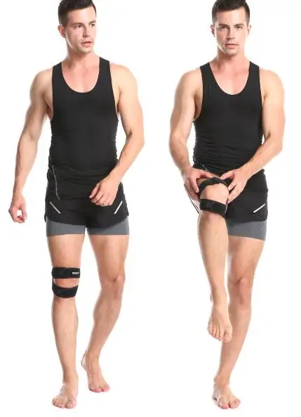 Спортивные наколенники Patella Shock абсорбирующие альпинистские фитнес-уличные физические упражнения Дышащие Регулируемые удобные наколенники