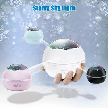 

Upgrade Starry Sky Night Light Planet Projector LED Lamp Ball 8 modes Colorful Rotate Flashing Star Kids Baby Kids Birthday Gift