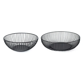 

Nordic Creative Minimalist Fruit Basket Living Room Creative Fruit Drain Basket Home Iron Fruit Bowl Storage Basket