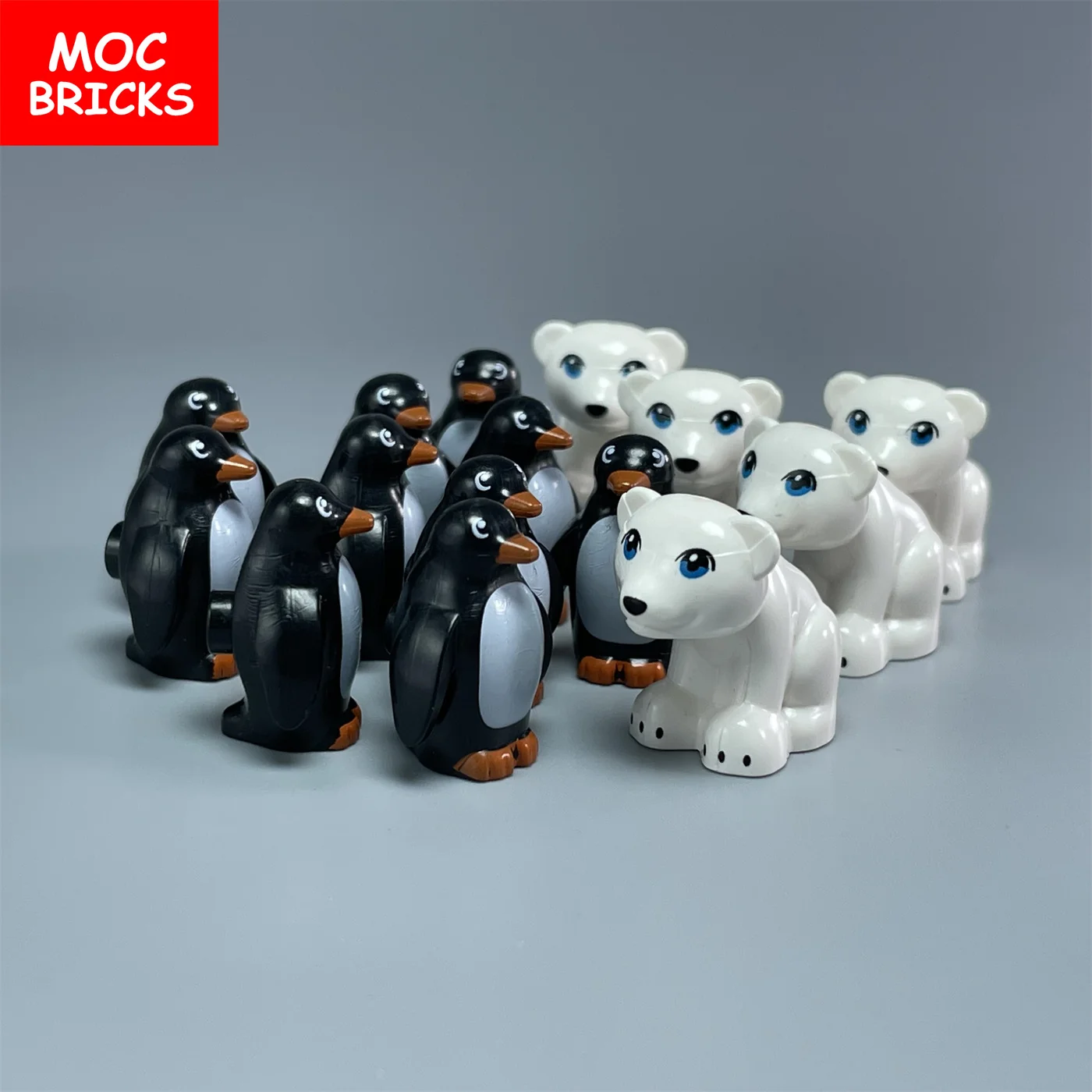 VEPOWER Creator FAMIGLIA PINGUINO Set di Costruzioni - Animali Giocattolo da Costruire con 4 Pinguini, Set da Collezione, Giochi Creativi per Bambini e Bambine da 6 7 8 9 10 11 12 Anni (907 Pieces