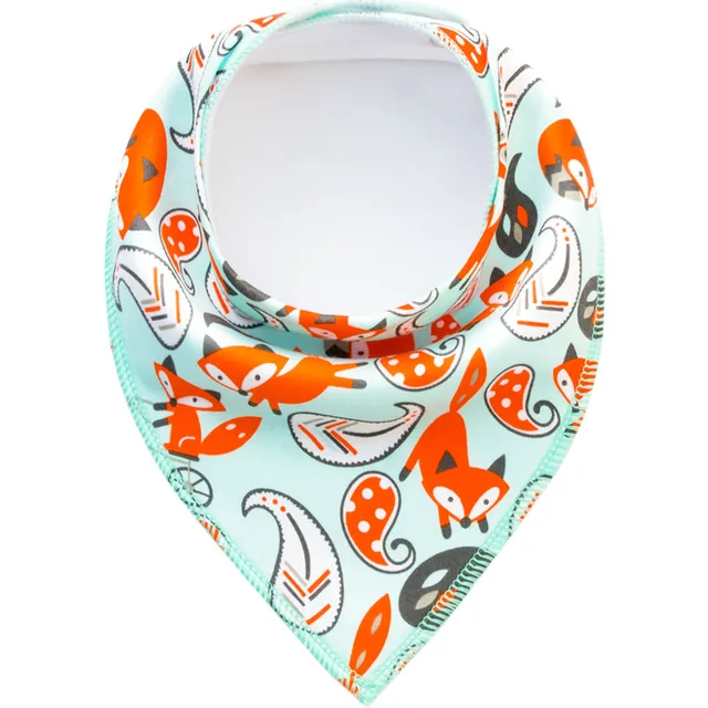 Baby Bibs Triangle scarf Cotton Cartoon Child Baberos Bandana Bib Babador Dribble Bibs Newborn Slabber Absorbent Cloth Bib B50