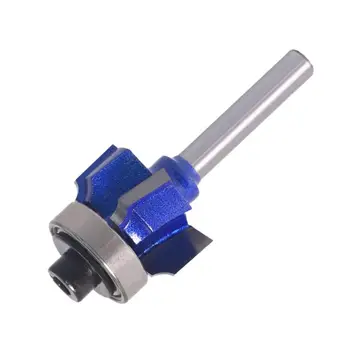 

6mm Shank Router Bit R1/R2/R3 4 Teeth Edge Trimmer Woodwork Milling Cutter Knife 23GB