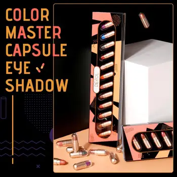 

Mashed Potato Eye Shadow Maquillaje Makeup 12 Colors Pearlescent Sequin Capsule Eye Shadow Waterproof Easy Color TSLM1