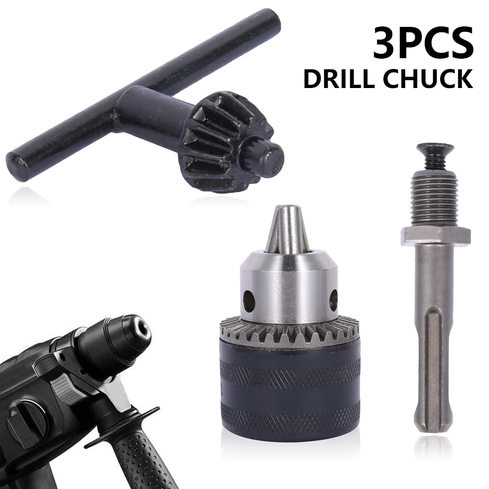 

1.5-13mm Electric Drill Chuck Adapter 1/2 Inch Electric Drills and Rotary Hammers Accessories Electric Drill Tools Accessories