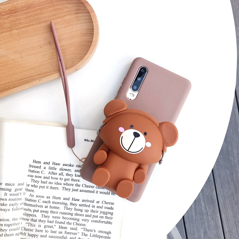 Силиконовый чехол-накладка на заднюю панель с рисунком для Xiaomi Redmi Note 7 3 Pro 7A - Цвет: Шоколад