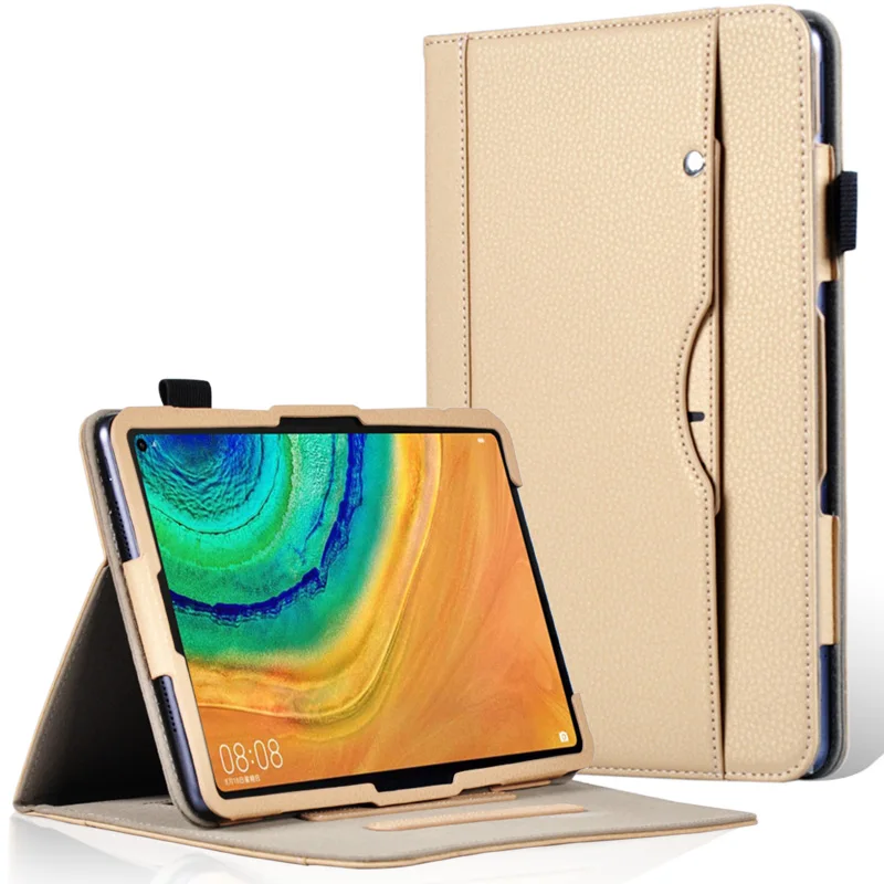 Чехол для планшета Huawei MatePad Pro 10 8 дюймов искусственная кожа + ручка|Чехлы