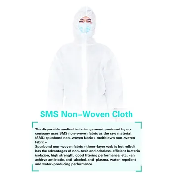 

Lab Coat Bodysuits Women All-in-one Isolation Jumpsuits Prevent Dust From Invading Body In All-round Way White Coats Playsuits