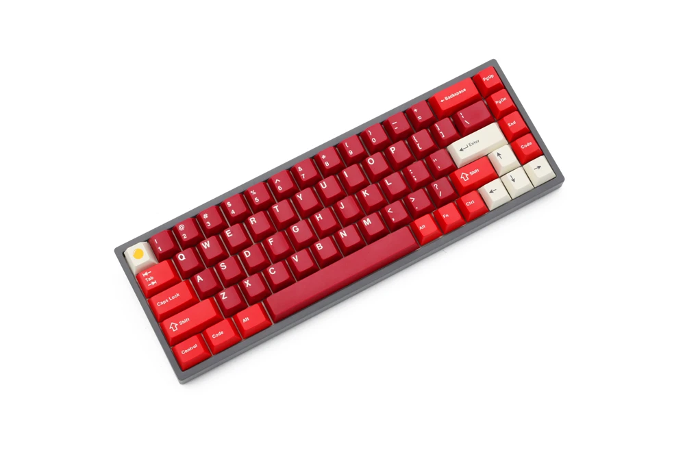 teclado mecânico pcb programado qmk através do