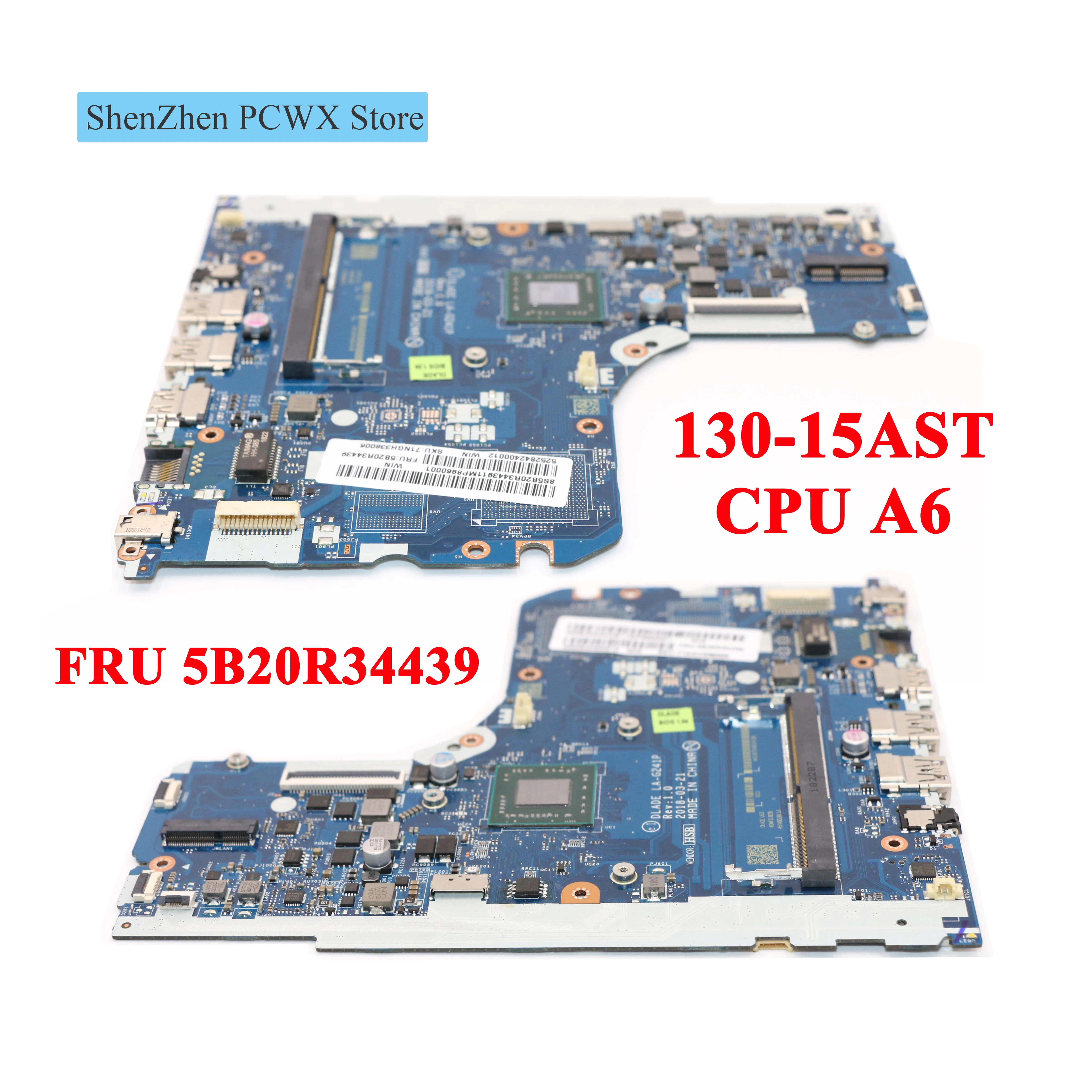 Для ноутбука 130 15AST 81H5 A6 UMA CPU Lenovo ideapad Встроенная графическая карта материнская