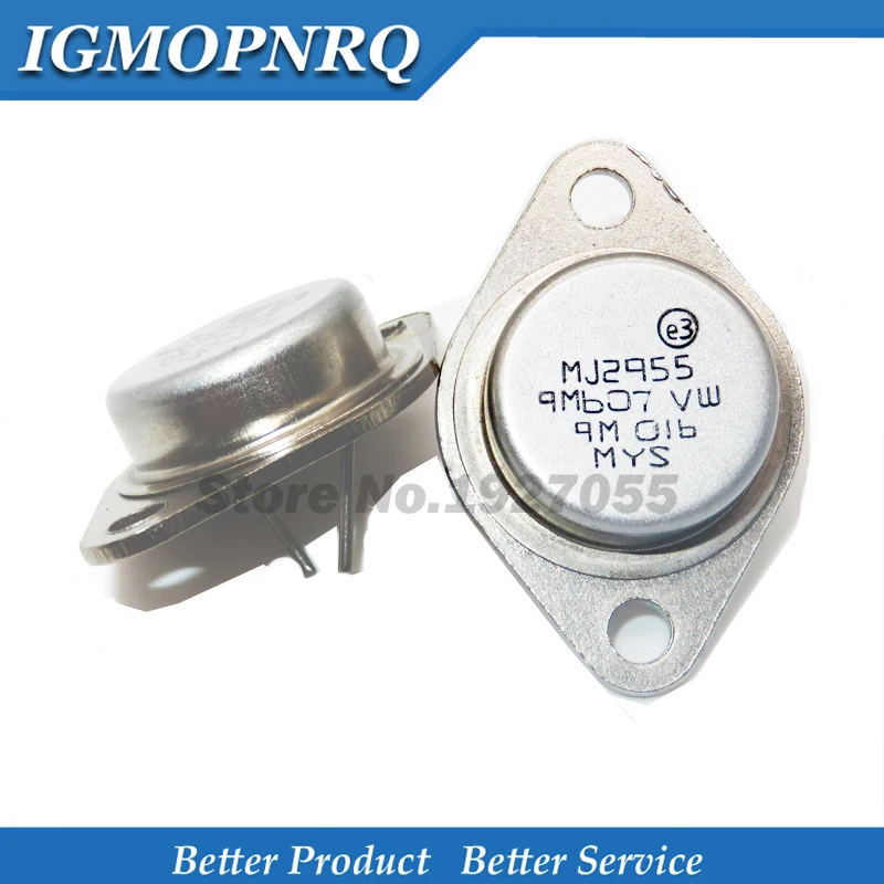 5PCS MJ2955 TO-3 15A 60V 2955 general gold seal triode NEW | Электронные компоненты и принадлежности