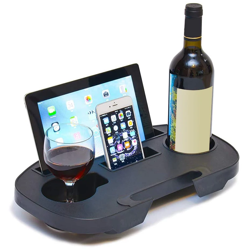 

2-Piece Zero-Gravity Recliner Tray-Universal Folder for Folding Recliner, with Mobile Device Slot, Tray