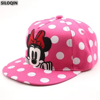 

SILOQIN Snapback Children Hat Spring Fashion Cartoon Baseball Caps Adjustable Size Personality Brand hip-hop Cap Summer Tide Cap