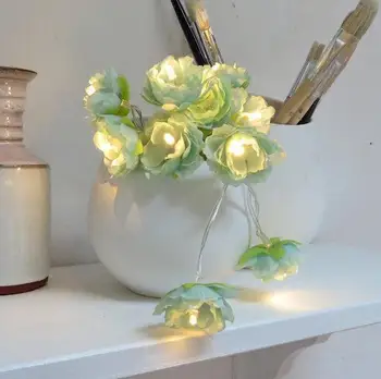 

2020 NEW DIY Flower Shape String Light LED Flashing Lamp for Room Decoration 2M 20LEDs Night Light