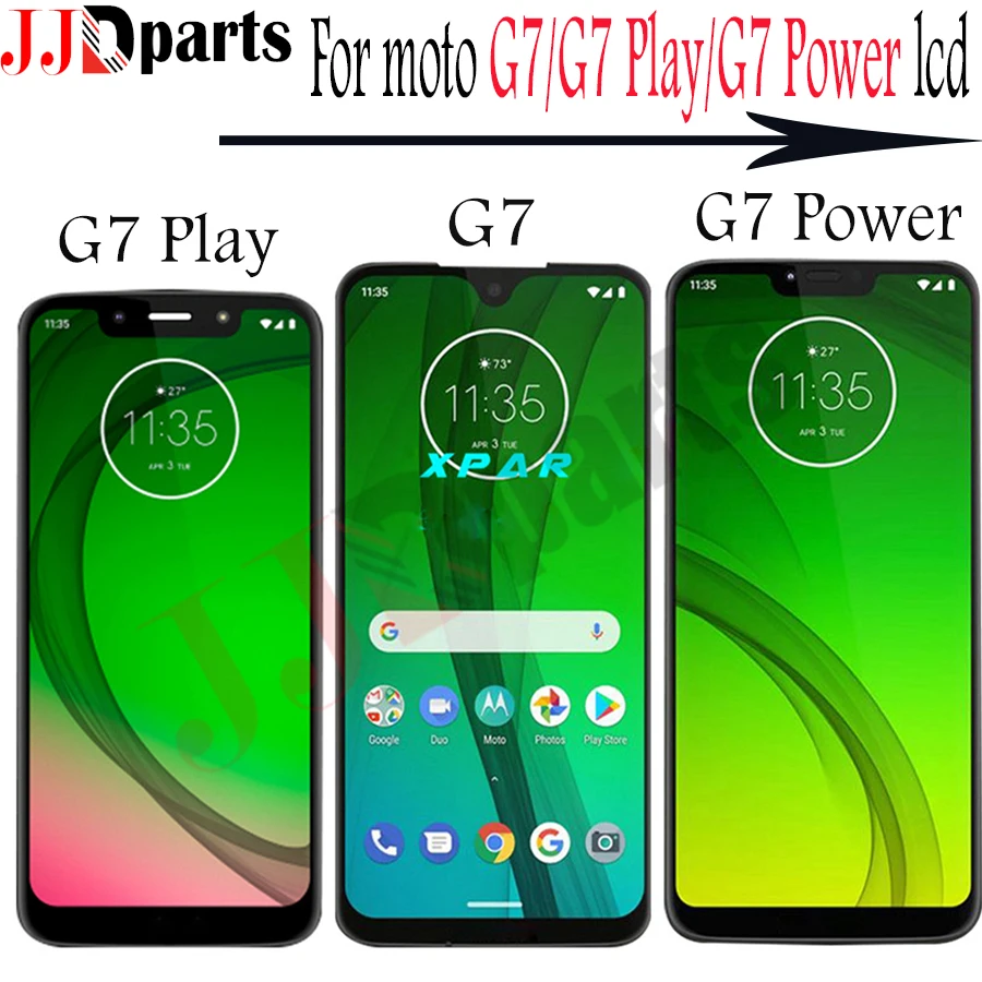 

Original For Motorola G7 XT1962 LCD Display G7 Play Display Touch Screen Sensor Panel Digiziter Assembly For Moto G7 Power LCD