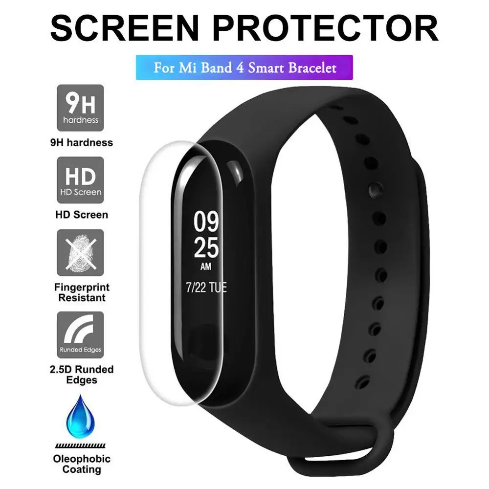 

6PCS Protective Cover Film on the for Xiaomi Mi Band 4 Screen Protector for Mi Bracelet 3 Band4 TPU Soft Film Not Tempered Glass