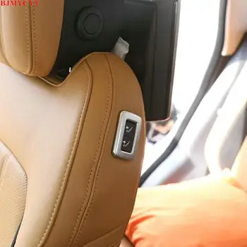

BJMYCYY For Land Rover Range Rover Sport 2018 2019 ABS Chrome Co-pilot Passenger Side Seat Button Frame Trim