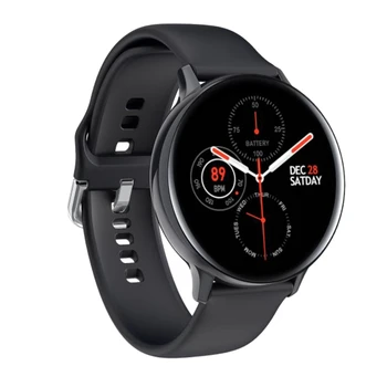 

S20S Bluetooth Smart Watch Full Press Sn ECG Heart Rate Blood Pressure IP68 Waterproof for Xiaomi Huawei Black
