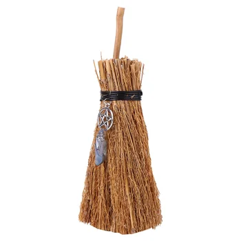 

1Pc Creative Witch Broom Pendant Halloween Broom Ornament Lovely Party Props
