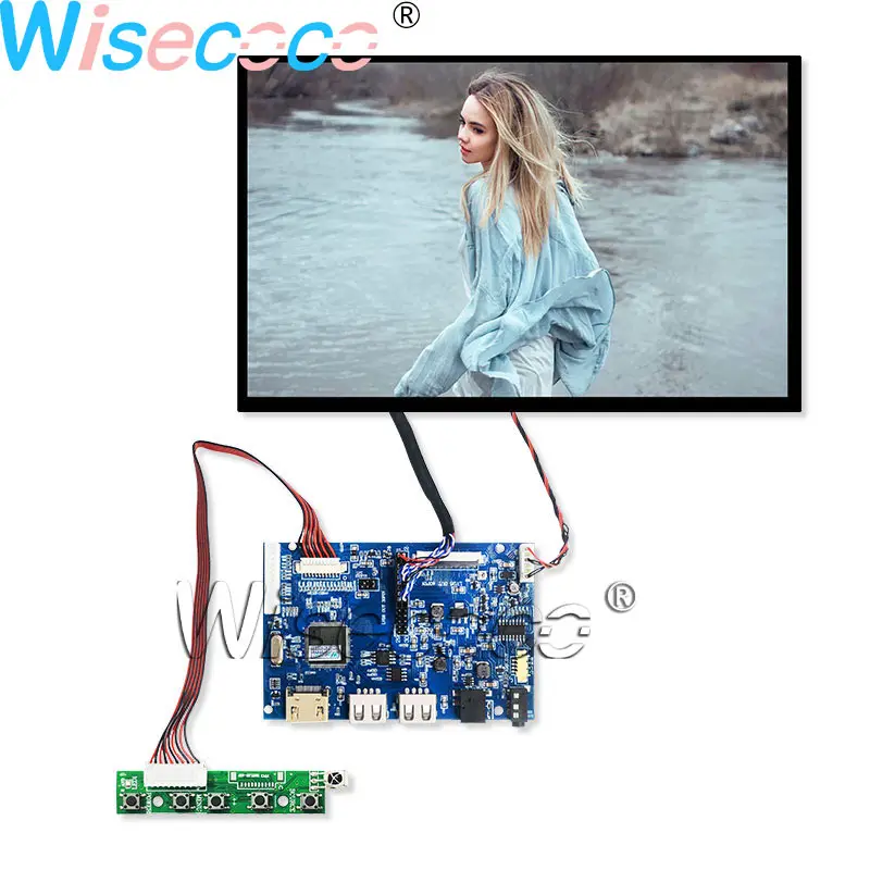 Wisecoco 10,1 дюймовый ips экран 1280 × 800 ЖК-дисплей 40 контактов LVDS ttl HDMI USB wifi контроллер драйвер платы